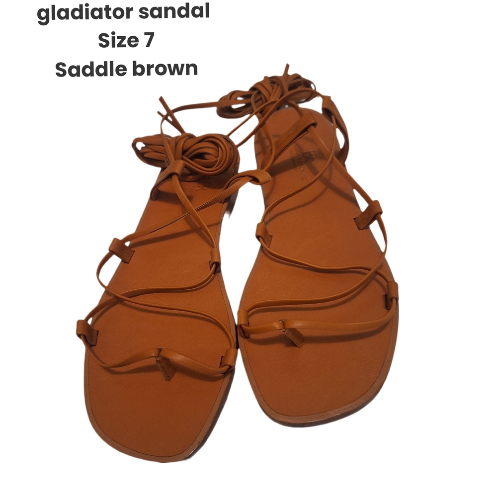 Banana Republic Tan Gladiator Sandals